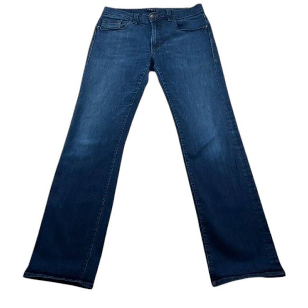 Fidelity Bootcut Jeans Men Size 32 Blue Stretch Denim 32.5 Inseam